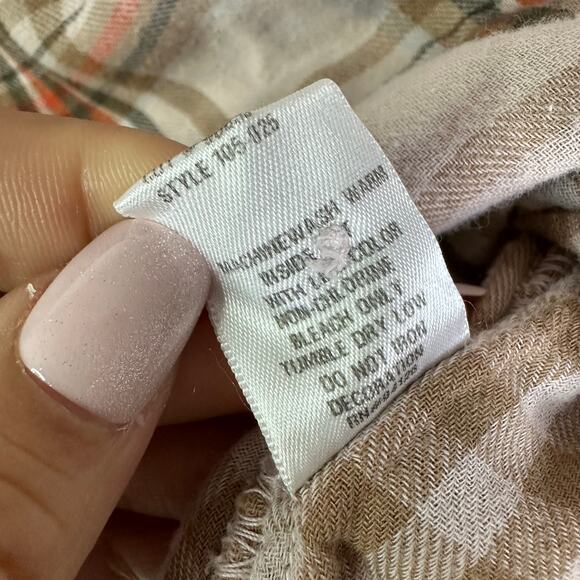 CP Shades Plaid Button Down Shirt - Red and Brown - Picture 4 of 8